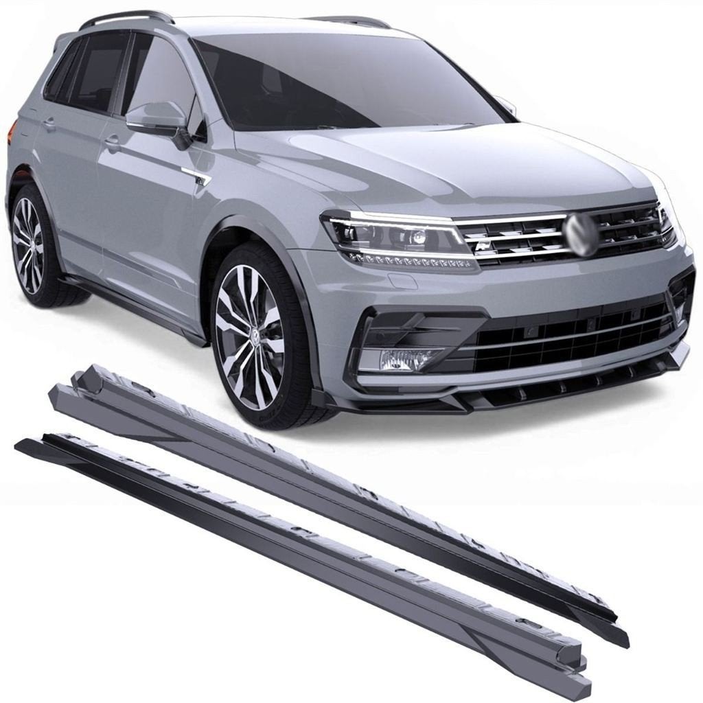 APEX Zijskirts geschikt voor Volkswagen Tiguan Mk2 R‑Line, Verzenden