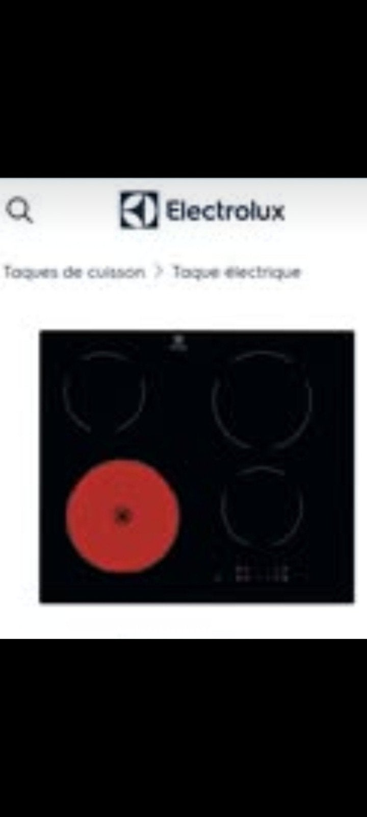Taque de cuisson
Vitrocéramique
ELECRTOLUX neuf, Zakelijke goederen, Horeca | Keukenapparatuur, Ophalen