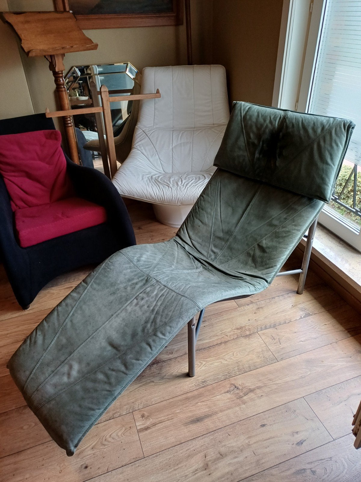 Ikea skye, Huis en Inrichting, Ophalen, Gebruikt, Eenpersoons, Leer