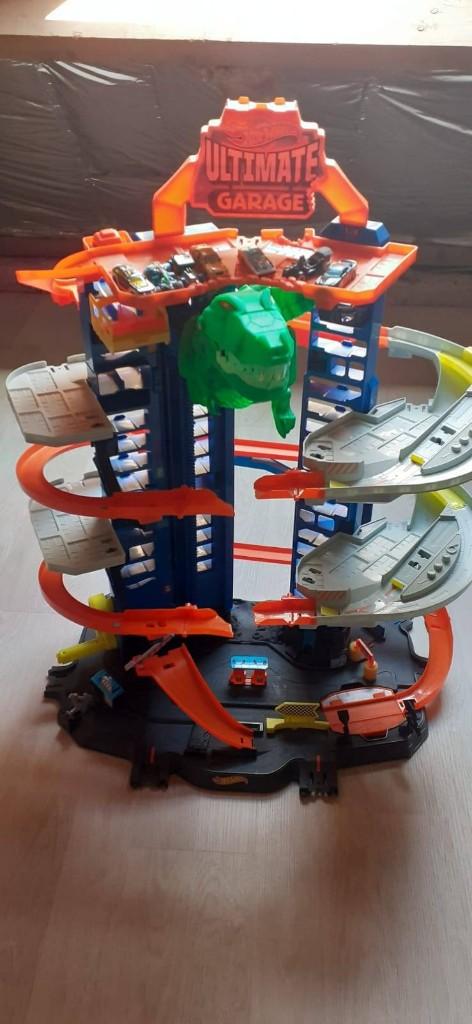 Hot Wheels Ultimate Garage, Kinderen en Baby's, Ophalen, Gebruikt, Racebaan, Hot Wheels