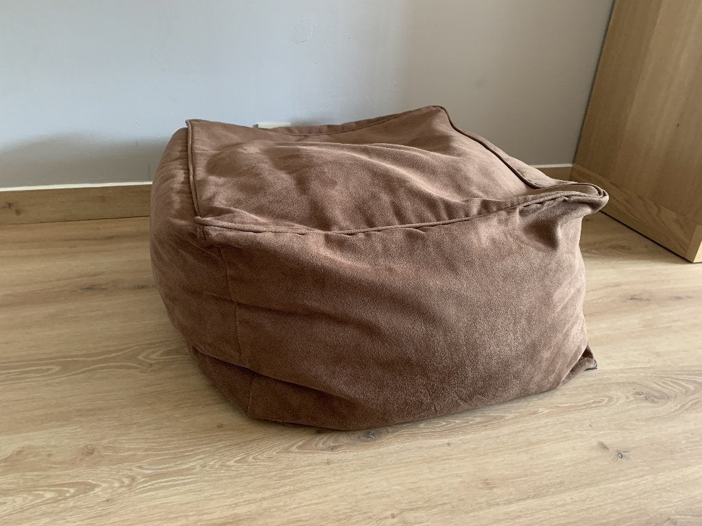 Pouf en daim, Ophalen, Zitzak