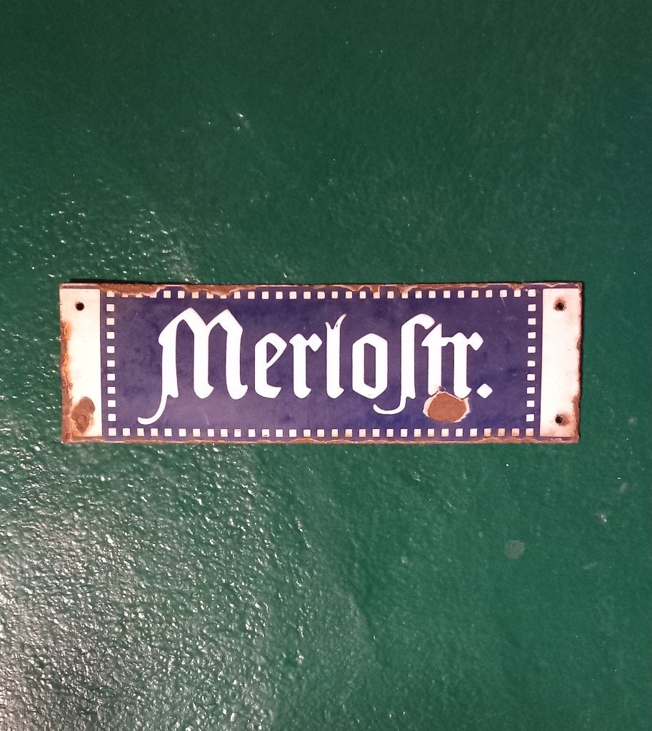 WW2 Straatnaambord, Ophalen of Verzenden