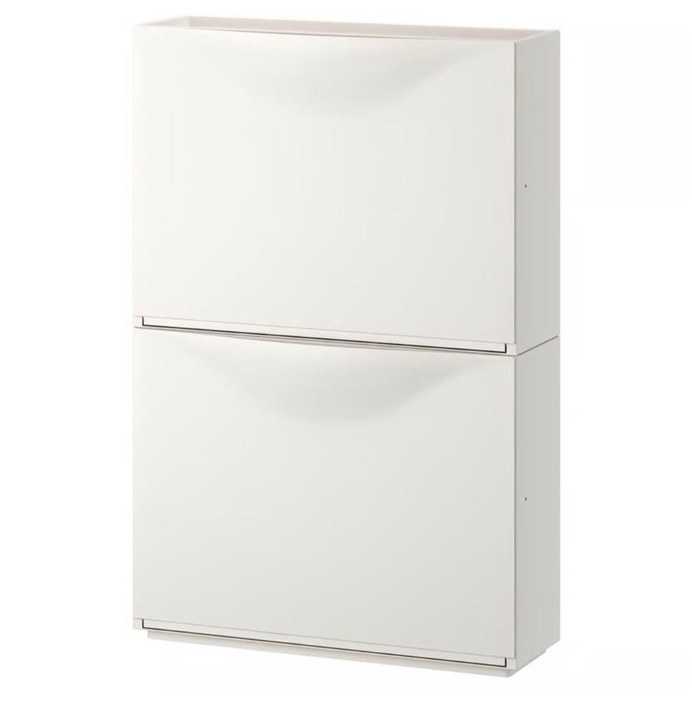 TRONES IKEA schoenenkast wit – 4 stuks – goede staat, Ophalen, Zo goed als nieuw