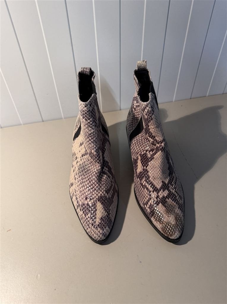 Schoenen - DUNE Chelsea maat 40 slange print, Ophalen of Verzenden, Zo goed als nieuw