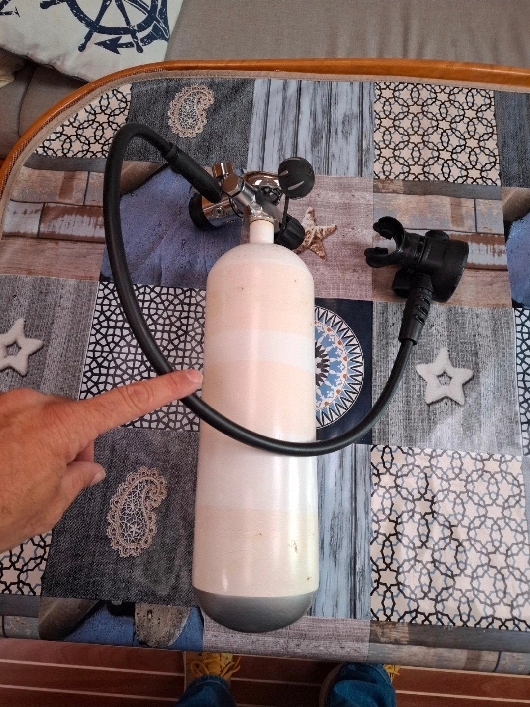 Duikfles 3Liter 200bar, Ophalen