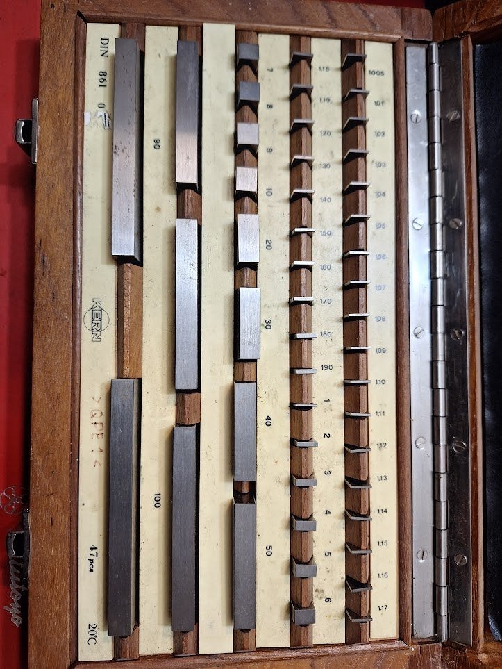 KERN  eindmaten  Grade 0, Doe-het-zelf en Bouw, Draaibanken, Zo goed als nieuw, Metaaldraaibank, Ophalen of Verzenden