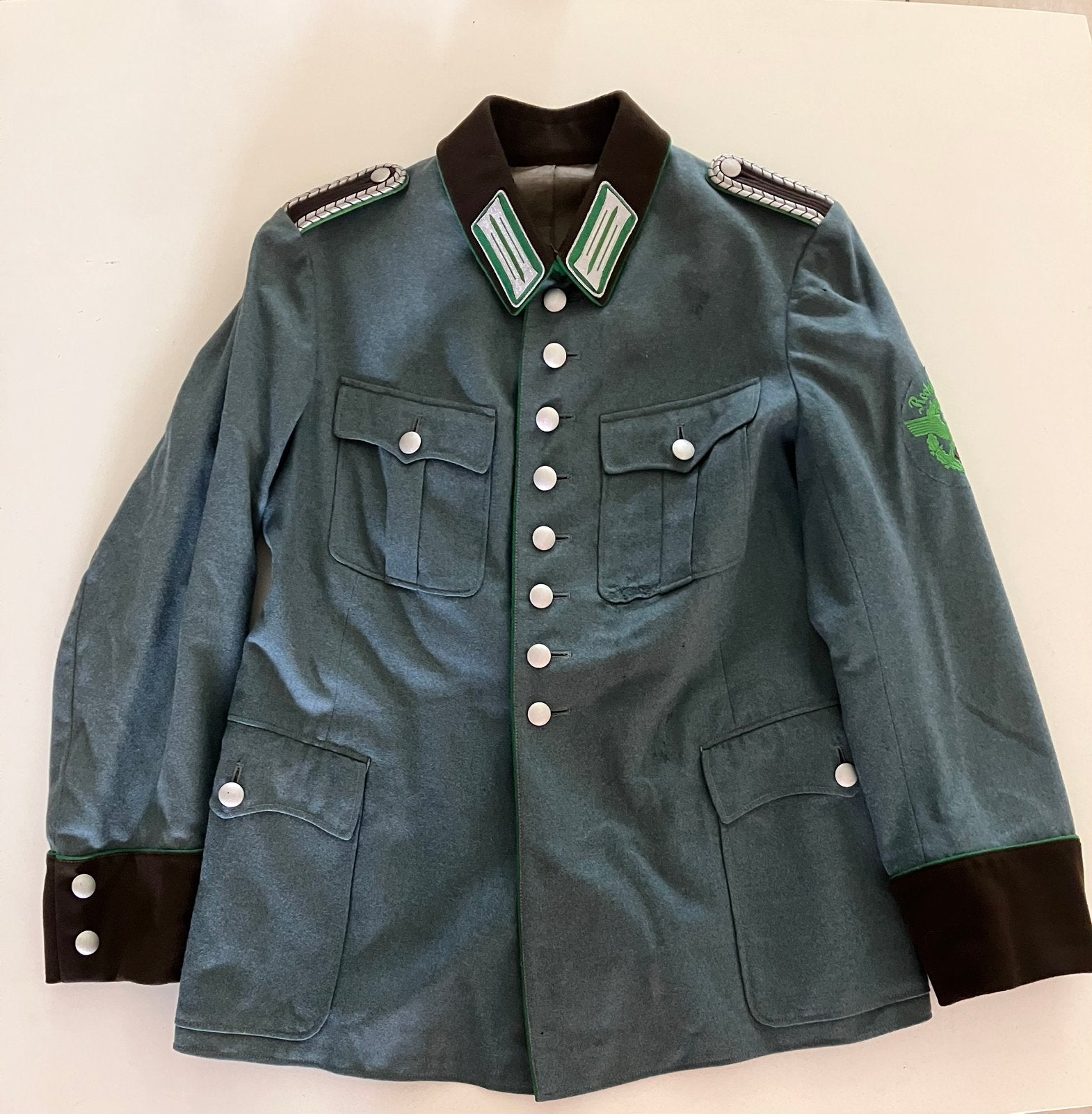 WW2 Duits polizei politie shupo tunic vest 1940, Ophalen of Verzenden