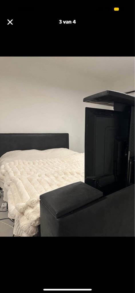 Boxspring met verstelbare matrasfunctie en afstandsbediening, Ophalen