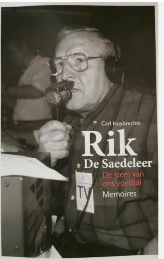 Rik De Saedeleer De stem van ons voetbal Memoires, Ophalen of Verzenden