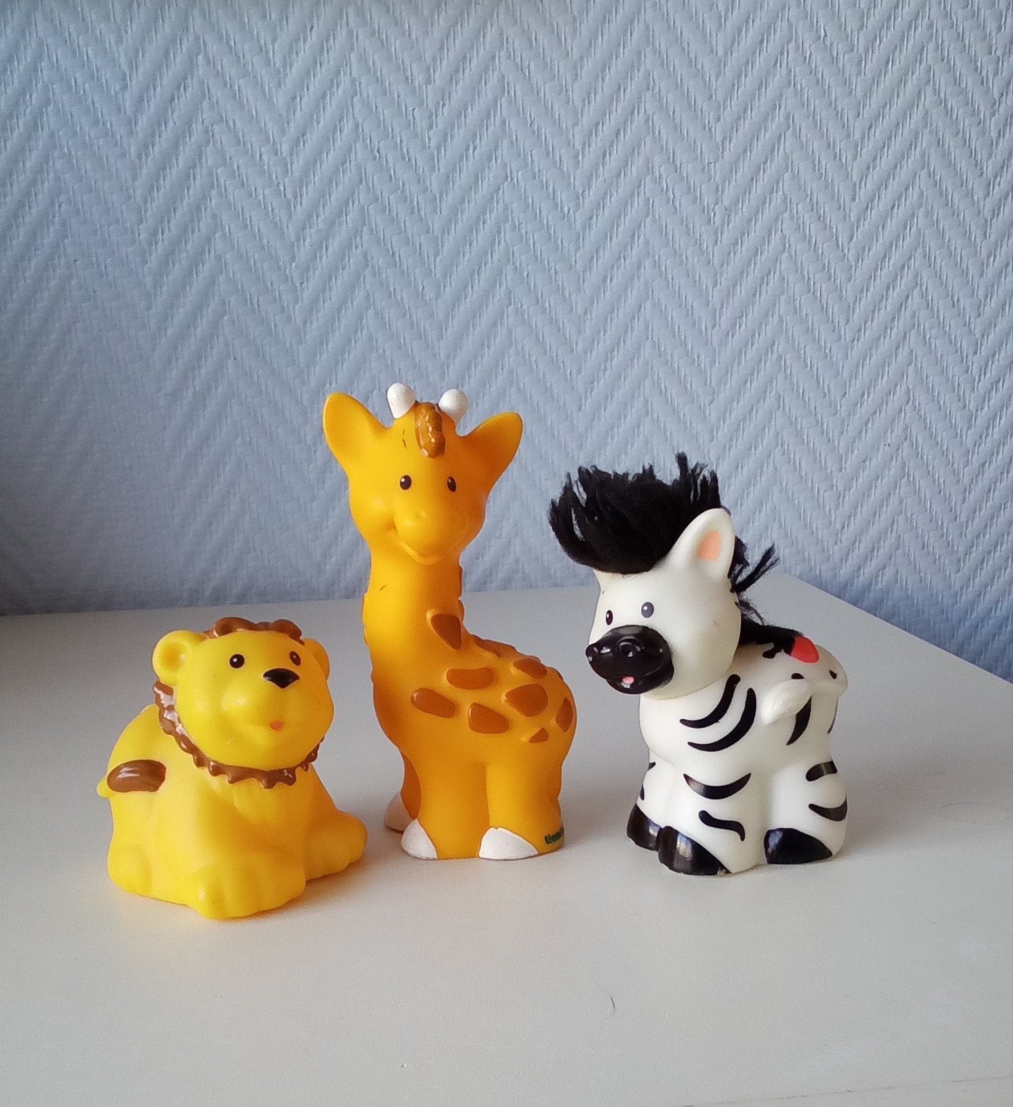 leuk setje little people diertjes, Ophalen