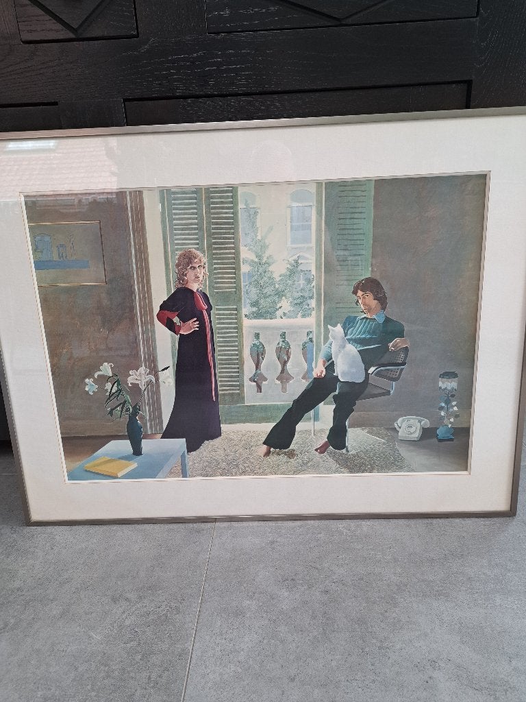 Kader reproductie David Hockney, Boeken, Ophalen, Zo goed als nieuw, Overige onderwerpen