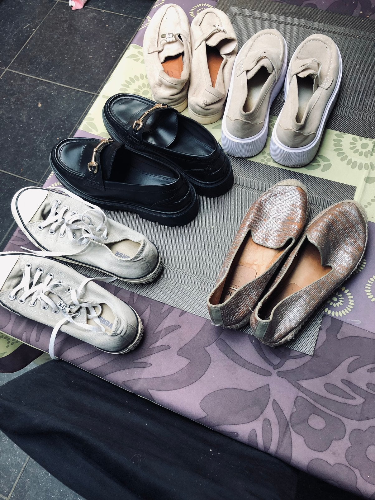 3 paar gratis er bij = LEDER schoenen dames, Enlèvement, Comme neuf