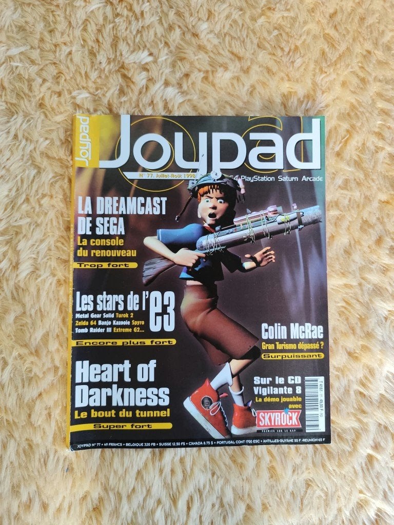 Joypad N77 07/08/98 SegaDreamcastE3 98  HeartofDarkness, Ophalen of Verzenden, Gelezen, Divers auteurs
