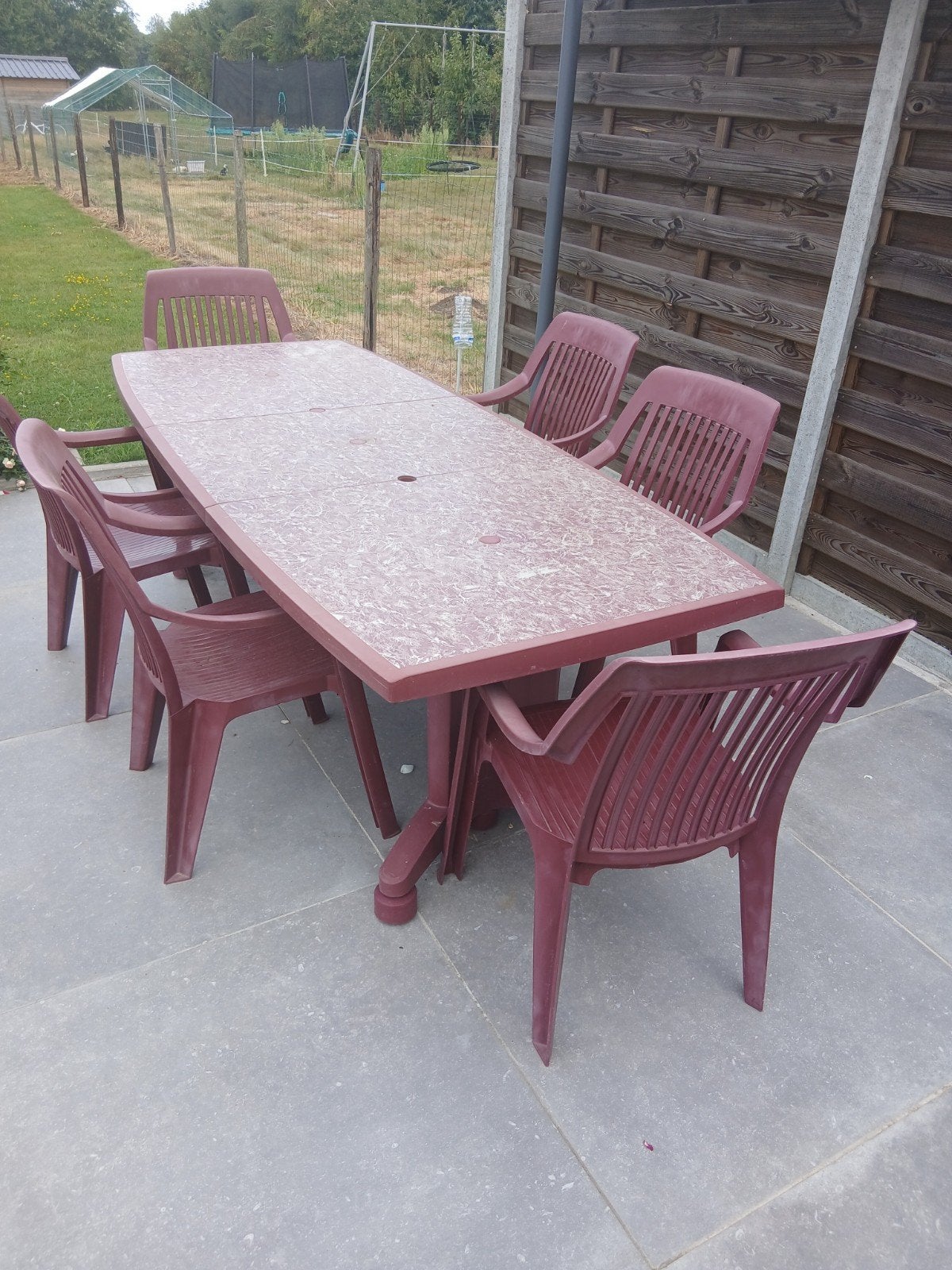 tuinset, Tuin en Terras, Tuinsets en Loungesets, Ophalen, Kunststof, Gebruikt, Tuinset