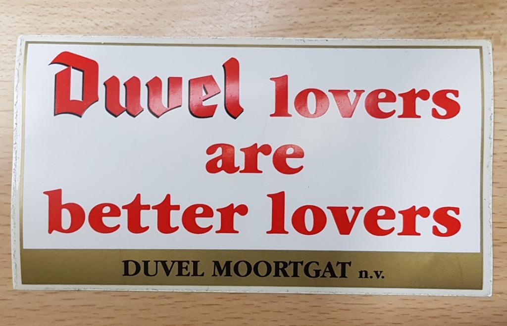 Autocollant DUVEL, Enlèvement ou Envoi, Comme neuf, Autres types, Duvel