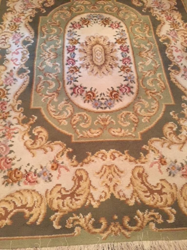 Vloerkleed, Ophalen, Groen, Vintage, 200 cm of meer