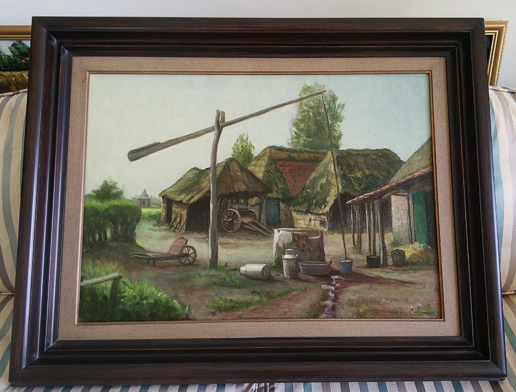 Boerderij aan Hegge te Weelde 1979 - Coloma Swaan (1916-2007, Ophalen of Verzenden