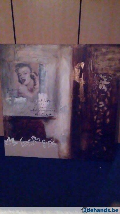 Canvas Marilyn Monroe, Huis en Inrichting, Ophalen, Gebruikt