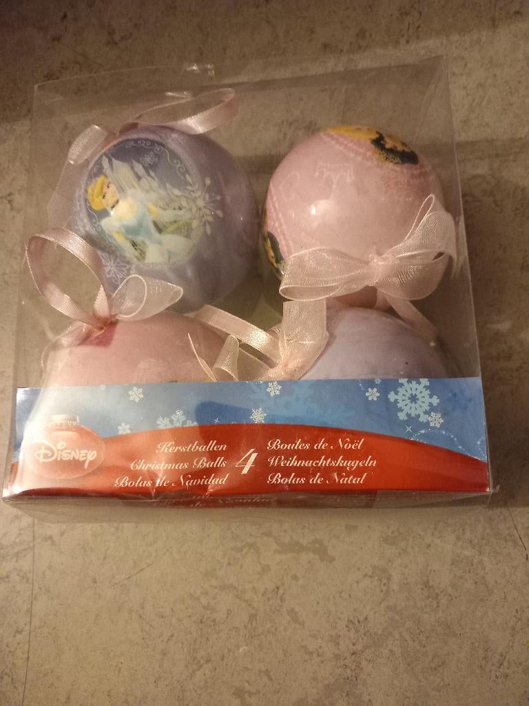 Set van 4 kerstballen  Disney-prinsessen., Diversen, Kerst, Ophalen, Nieuw