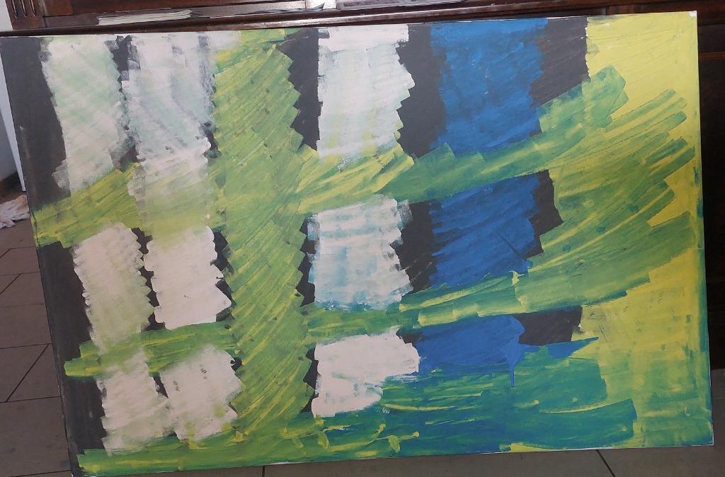 Ritme akkoord, Antiek en Kunst, Kunst | Schilderijen | Abstract, Verzenden