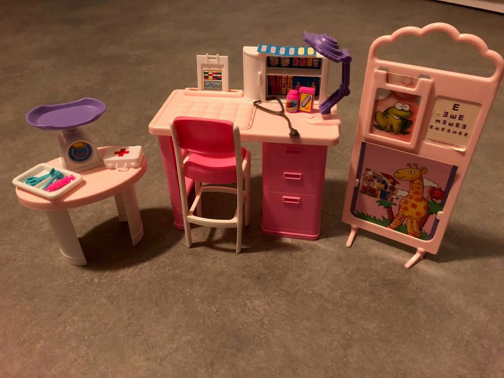 Barbie Mattel doktersset, Ophalen, Zo goed als nieuw, Accessoires