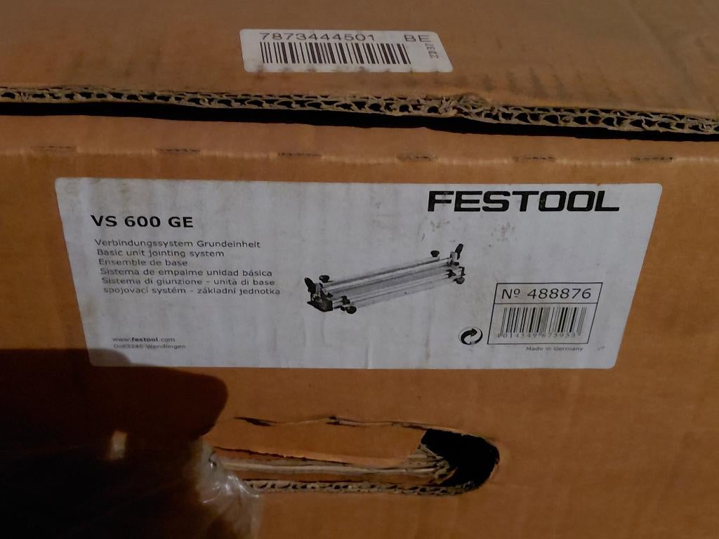 Festool verbindingsysteem, Ophalen, Gebruikt