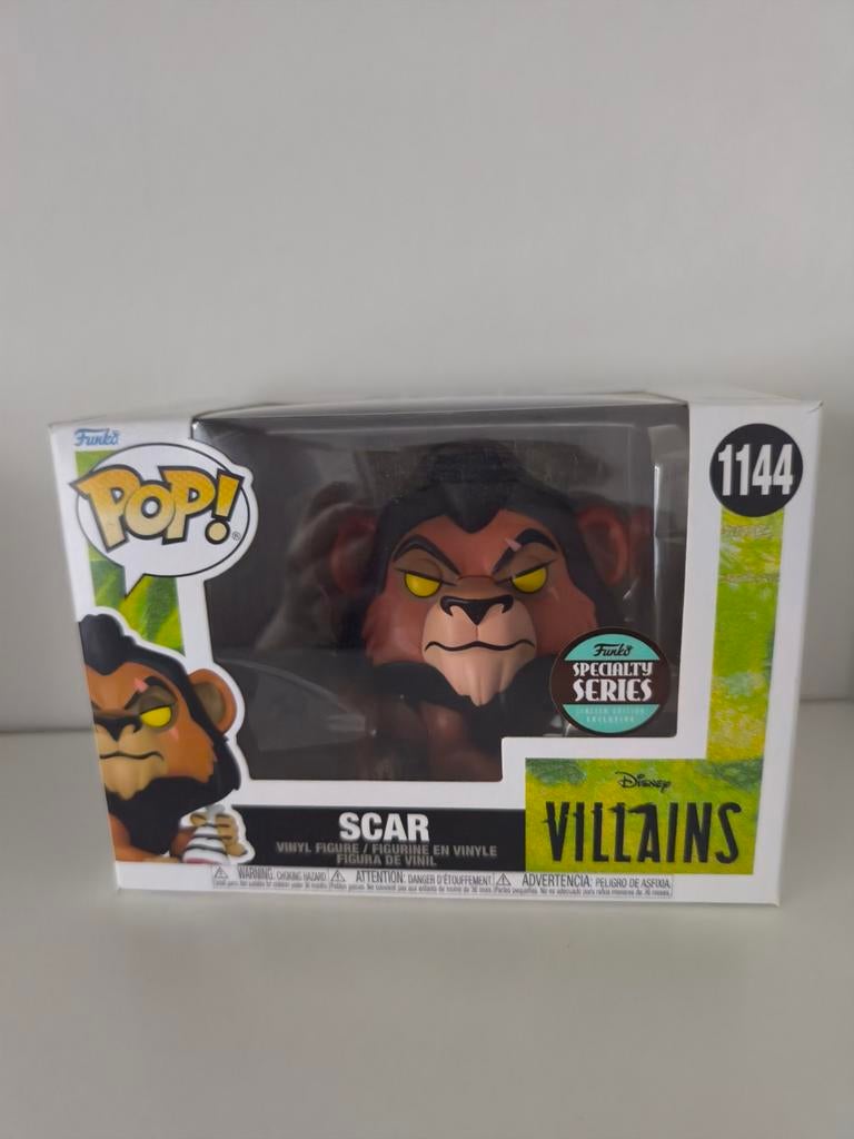 Funko Pop Disney Villain Scar-figuur Lion King 1144, Ophalen
