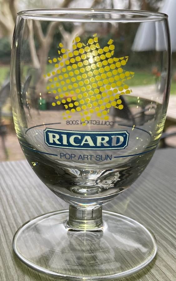 Ricard glas Pop Art Sun, Verzamelen, Glas en Drinkglazen, Ophalen of Verzenden, Zo goed als nieuw