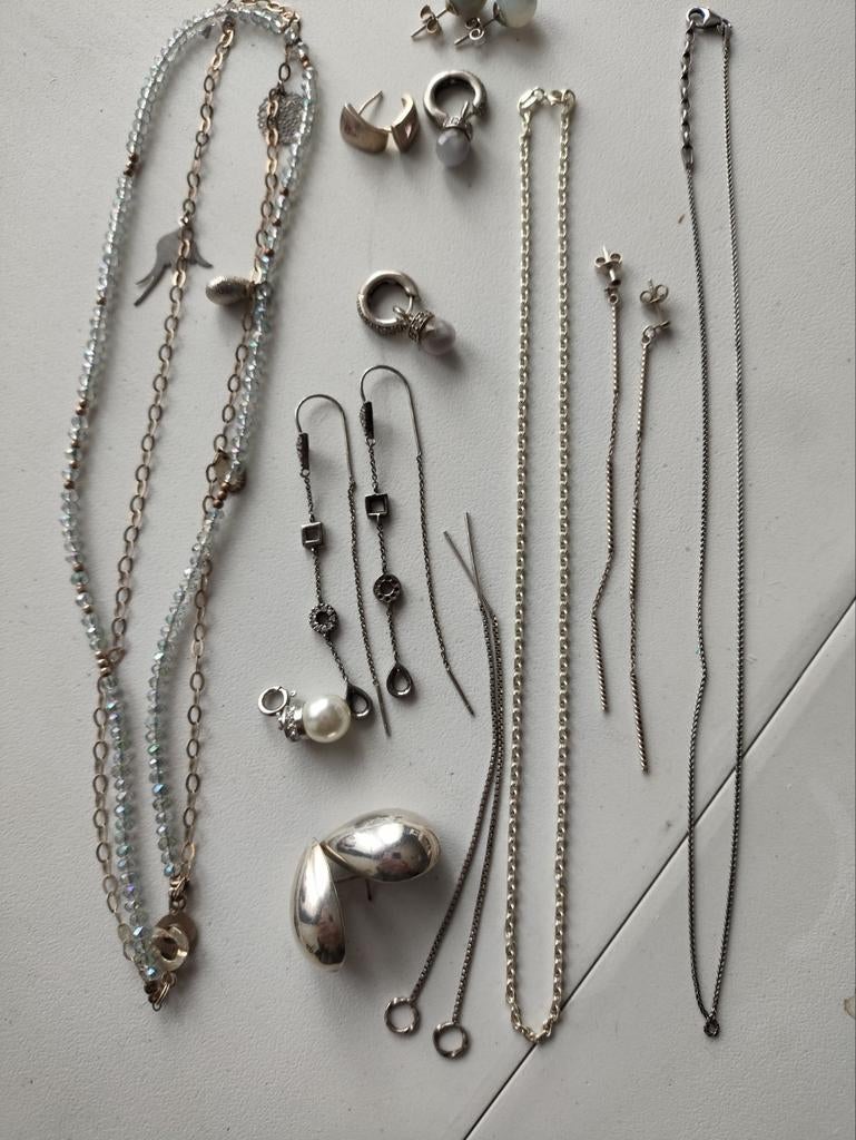 Zilveren stukjes, Handtassen en Accessoires, Piercings, Ophalen, Goud