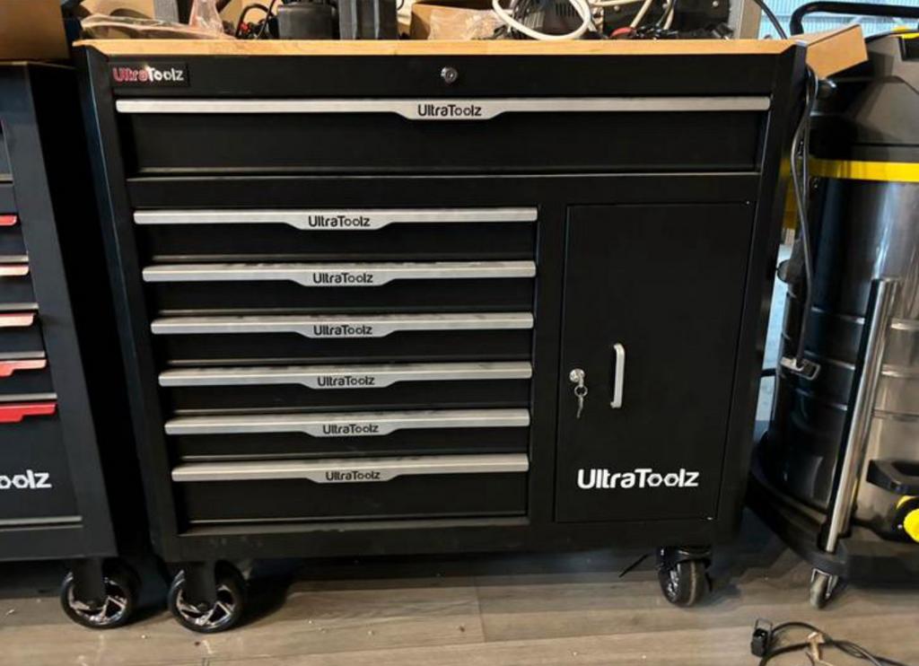 Grand chariot à outils avec outils XXXL, 7 tiroirs, Enlèvement, Neuf
