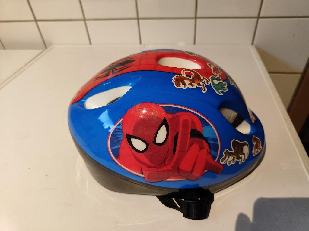 Spiderman fietshelm, Fietsen en Brommers, Ophalen, Gebruikt, S, Jongen of Meisje
