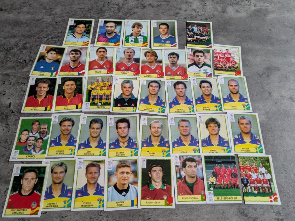 Panini voetbal stickers EURO 2000 37x  EK, Verzenden, Nieuw