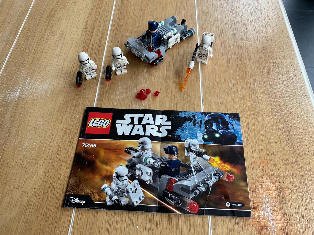 Lego Star Wars 75166 First Order Pack, Kinderen en Baby's, Ophalen of Verzenden, Zo goed als nieuw, Complete set, Lego