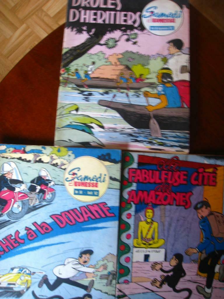 samedi jeunesse annee 60-70 BD, Plusieurs BD, Enlèvement ou Envoi, Utilisé