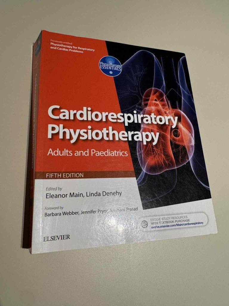 Studieboek Cardiorespiratory physiotherapy, Boeken, Studieboeken en Cursussen, Ophalen, Zo goed als nieuw, Hoger Onderwijs