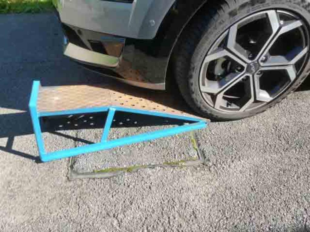 rampes a surélever la  voiture -travaux dessous, Ophalen, Gebruikt