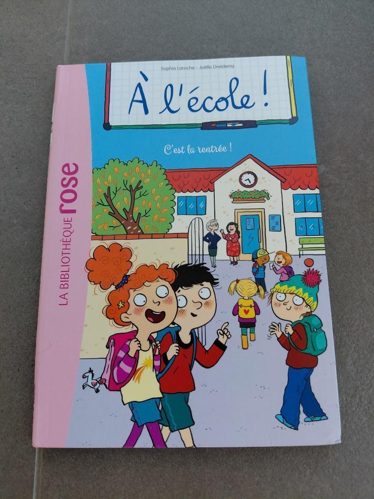 Livre « A l’école – C’est la rentrée ! » La bibliothèque ros, Garçon ou Fille, Enlèvement ou Envoi, Comme neuf, 5 ou 6 ans