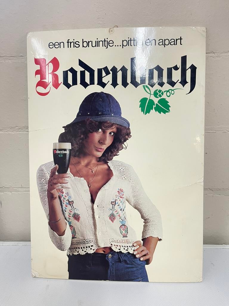 Rodenbach karton staand bord (35 op 50), Verzamelen, Merken en Reclamevoorwerpen, Ophalen of Verzenden, Zo goed als nieuw