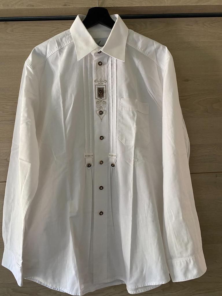 Chemise autrichienne - chemise de ville traditionnelle, Enlèvement ou Envoi, Neuf, Taille 52/54 (L), Vêtements