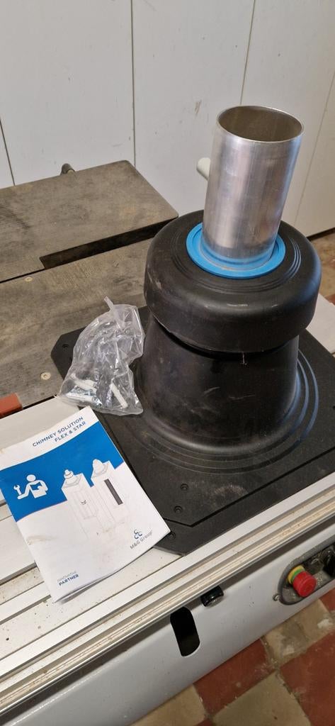 Schoorsteenkap 80mm  nieuw, Doe-het-zelf en Bouw, Ophalen