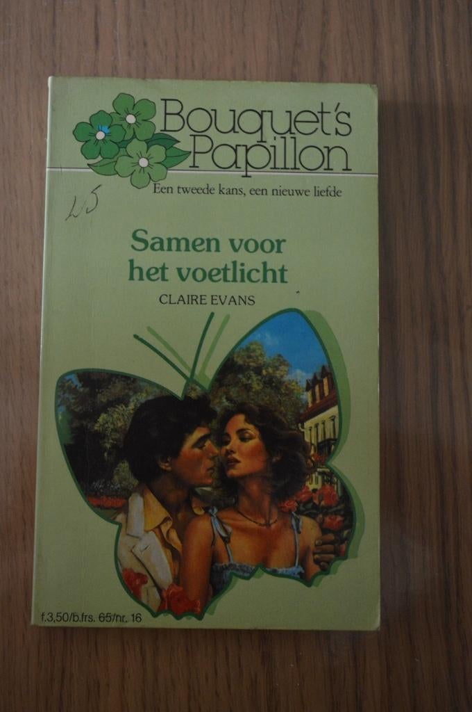 Bouquet's papillon 16 :Claire Evans-Samen voor het voetlicht, Boeken, Gelezen, Ophalen of Verzenden, Nederland, Claire Evans