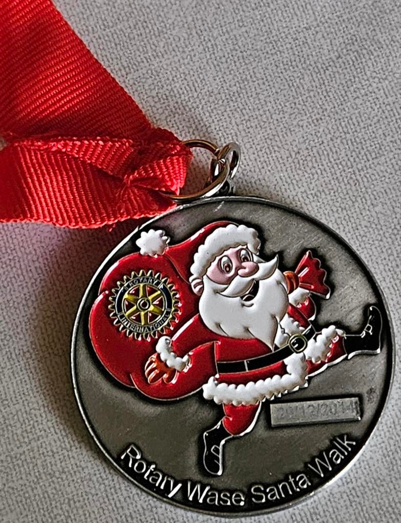 Rotary Wase Santa Walk medaille 2014
Dit is een, Ophalen of Verzenden