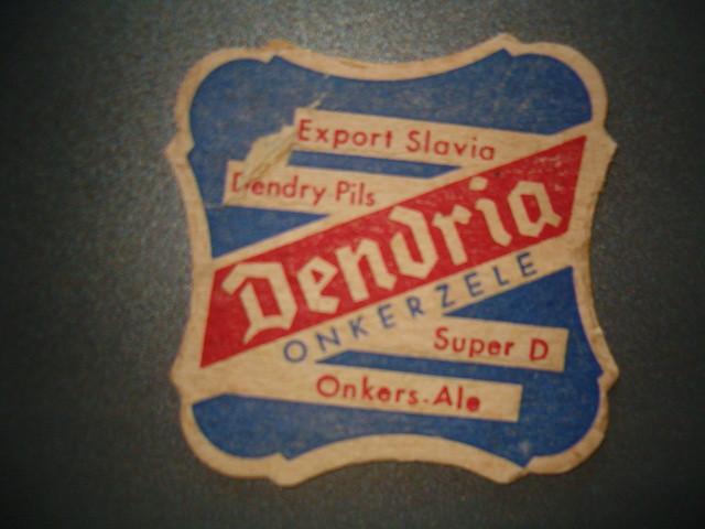 Bierviltje Dendria Onkerzele 4 : Oud : 86 x 86 mm, Verzamelen, Ophalen of Verzenden, Gebruikt, Viltje(s)