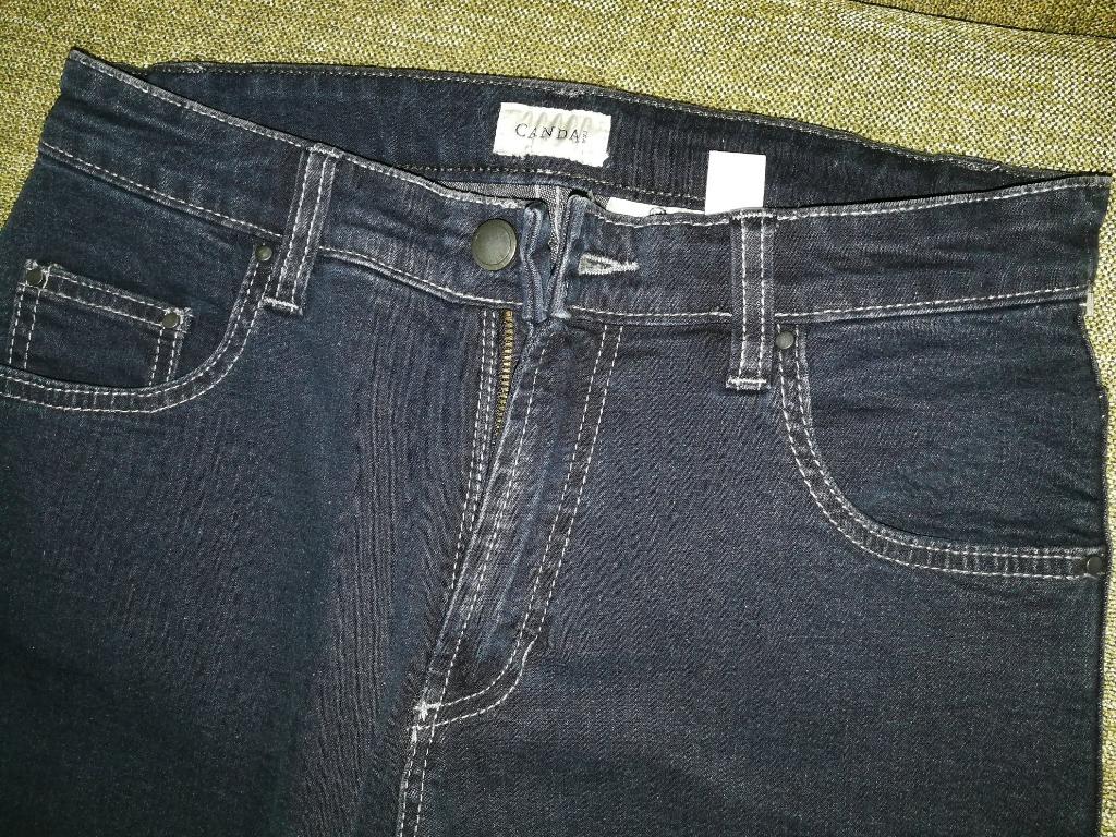 Jeans Canda - donkere jeans Mt 40, Kleding | Dames, Broeken en Pantalons, Nieuw, Blauw, Lang, Ophalen of Verzenden