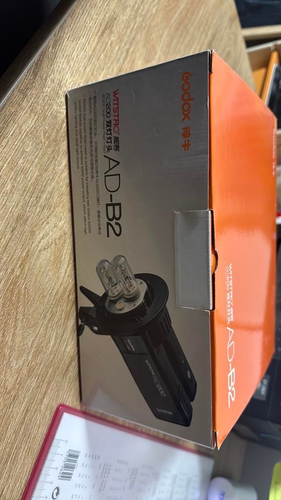 Godox AD-B2 Duo head AD200, Ophalen