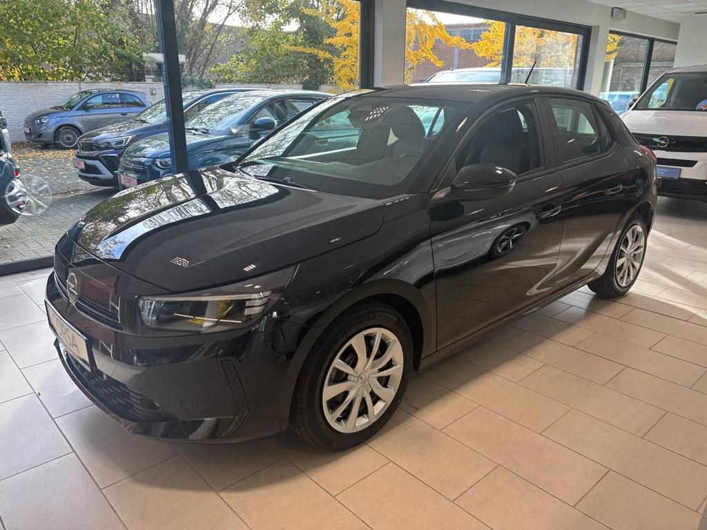 Opel Corsa EDITION 1.2 MT6 100 PK * TECH PACK * CARPLAY / A, Auto's, Opel, Zwart, 100 pk, Bedrijf, Handgeschakeld