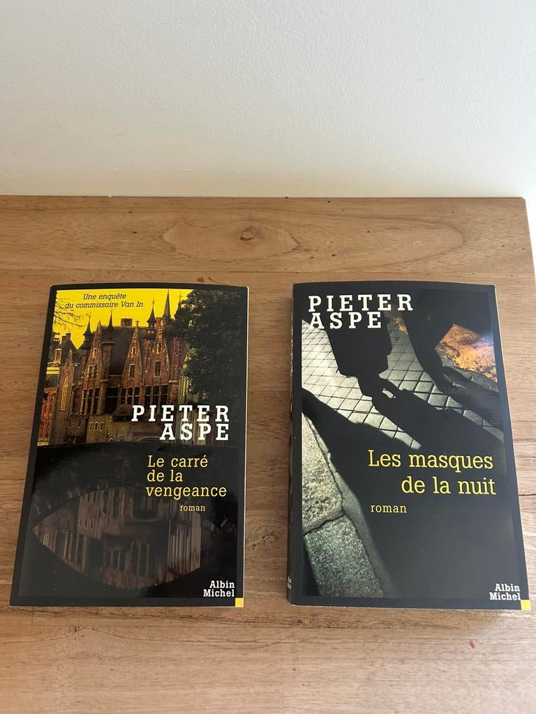 Lot 2 livres Pieter Aspe (livre broché pas livre de poche), Enlèvement ou Envoi, Comme neuf