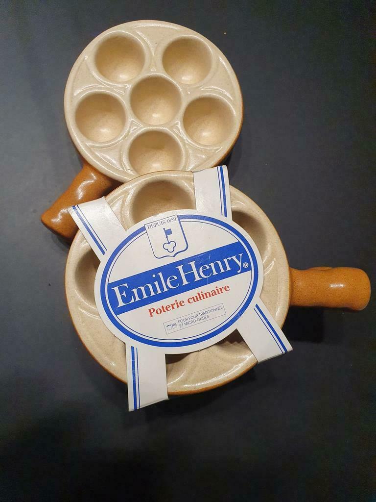 Emile henry escargot slakkenschalen , nieuw in verpakking, Ophalen of Verzenden, Nieuw