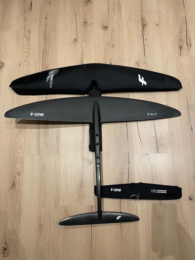 F-one  seven seas+carving tail, Watersport en Boten, Wingsurfen, Ophalen, Zo goed als nieuw, Wingsurfset