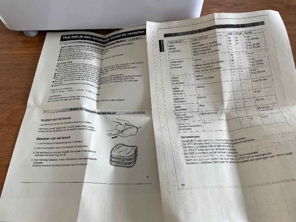 Panasonic broodmachine, Elektronische apparatuur, Ophalen, Gebruikt